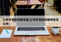 公司开发区块链项目[公司开发区块链项目怎么样]